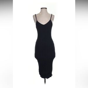 Chic Black Midi Dress athleisure